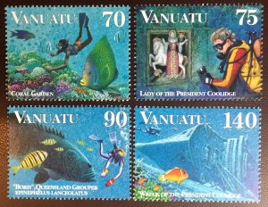 Vanuatu 1997 Diving Marine Life MNH