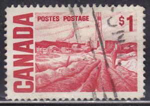 Canada 465b Edmonton Oil Field $1.00 1967