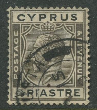 Cyprus - Scott 93 - KGV Definitive Issue -1924 - Used - Single 3/4pi Stamp