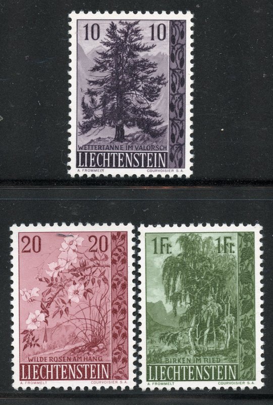 Liechtenstein # 312-14, Mint Never Hinge