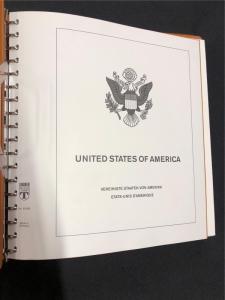 Lindner US Hingeless Stamp Albums 2 Volumes 1995-2000