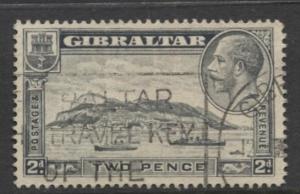 Gibraltar - Scott 98 - KGV Pictorials -1931- FU - Wmk 4 - Single 2p Stamp