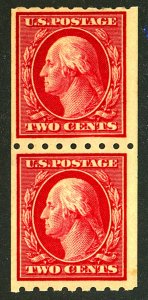 U.S. #391 MINT PAIR OG NH