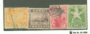 Hawaii #74-77 Used Single