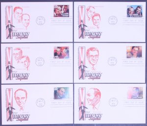 #3345-50 Broadway Songwriters Artmaster FDC Set