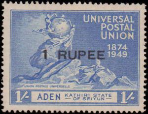 1949 Aden #32-35, Complete Set(4), Never Hinged