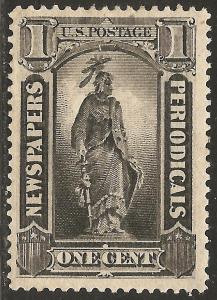 SC# PR90 Mint 1c Newspapers/Periodicals NG HR CV$175