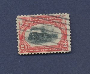 USA - Scott 295  - used - Train - 1901