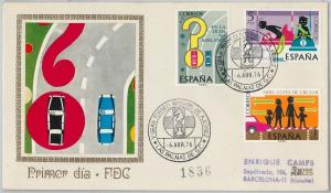 59593 -  SPAIN - POSTAL HISTORY: SPECIAL POSTMARK on FDC COVER  - 1976 - CHESS