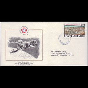 ASCENSION 1976 - FDC-215 8p US Base