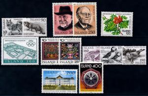 [68602] Iceland 1980 Complete Year Set  MNH