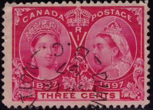 Canada # 53 Used  F-VF & VF  Duncan Station SP16/97/BC  RF C