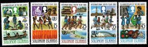 SOLOMON ISLANDS SG550/4 1985 75TH ANNIV OF GIRL GUIDE MNH