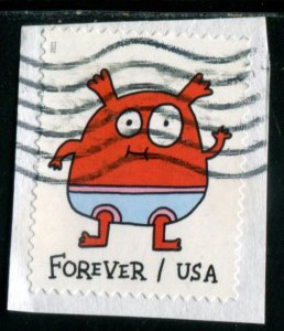 5639 (58c) Message Monster SA, used