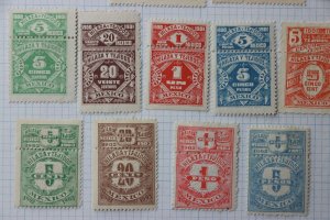 Mexico Revenue HT27A/65A Hilaza y Tejidos 1897-1903 fabric textile partial sets