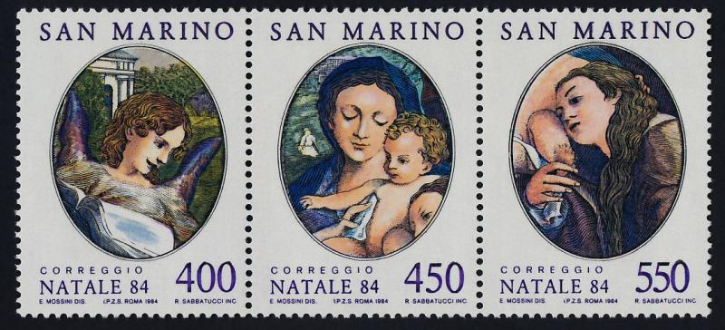 San Marino 1080a MNH Christmas, Art, Madonna of San Girolamo