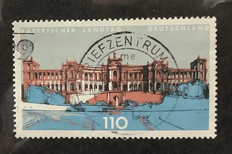 Germany 1998 Scott 1995 used - 110pf, State Parliament, Bayerischer Landtag