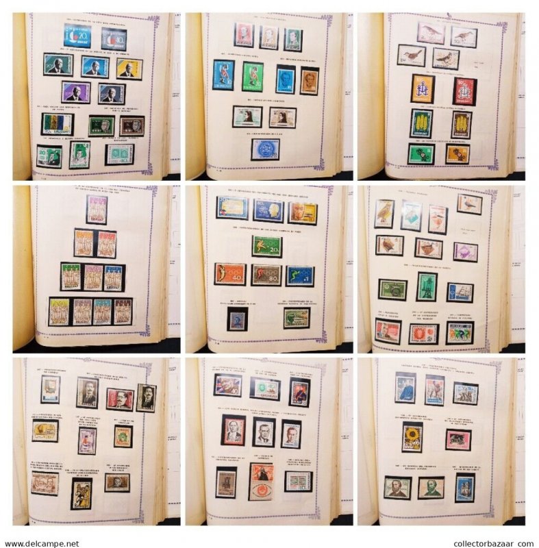 1877/2000 URUGUAY STAMP COLLECTION fairly complete in Album ! */** MNH & MLH