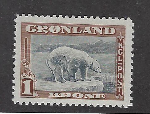 Greenland SC#16 Mint VF SCV$21.00....Beautiful!