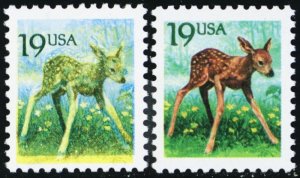 2479b, Mint NH VF 19¢ With Red Color Omitted Error - HIPSTAMP SPECIAL SCV $250