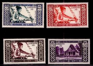 LAOS Scott C1-C4 MNH** Airmail set Dry tropical gum