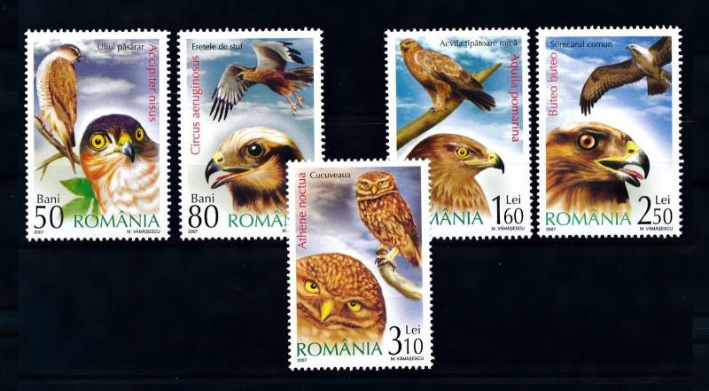 [94118] Romania 2007 Birds of Prey Eagle Owl  MNH