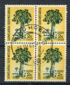 SOUTH WEST AFRICA; 1961 early Pictorial issue used 2c. BLOCK of 4