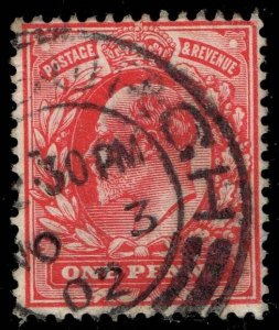 Great Britain #128 King Edward VII; Used