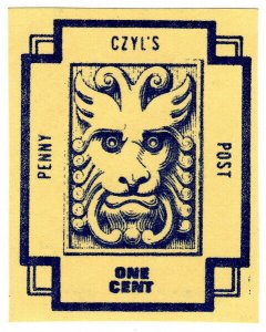 (I.B) US Cinderella : Czyl's Penny Post 1c (Lion)