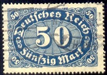 Numeral of Value, Germany stamp SC#198 used