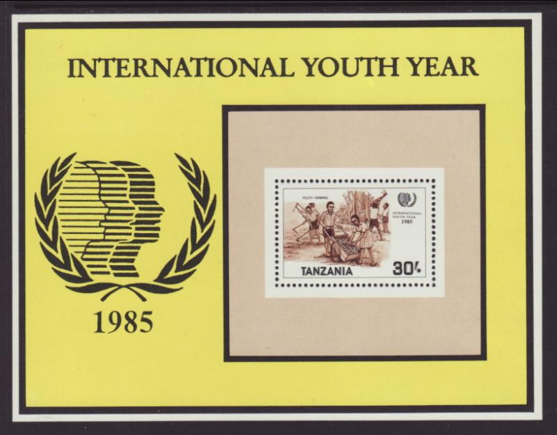 Tanzania 293 IYC Souvenir Sheet MNH VF