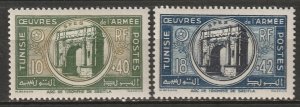 Tunisia 1948 Sc B104-5 set MLH*