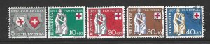 Switzerland B262-B266  Used SCV:$8.65