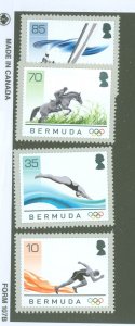 Bermuda #965-968  Single (Complete Set) (Olympics)