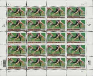 US 3397 Summer Sports 33c sheet P1111 (20 stamps) MNH 2000