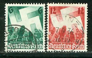Germany Reich Scott # 479 - 480, used