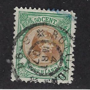 Netherland SC#51 F-VF Used hr SCV$15.00...Fill a Key Spot(s)!