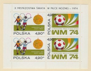 POLAND SC#2037a Souvenir Sheet Mint Never Hinged