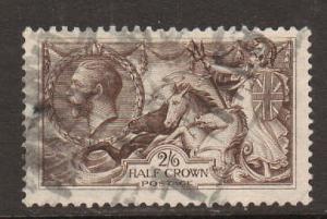 Great Britain Sc 179 used 1919 2sh/6p Seahorse F-VF