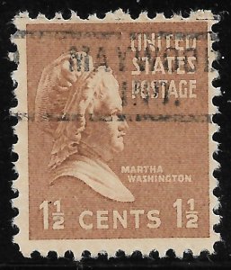IN Precancels: Maywood 729; Better Type CV $3; 1½c 1938 Presidential #805