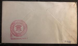 1941 USA American Base Forces Patriotic Censored Cover For United For Defense