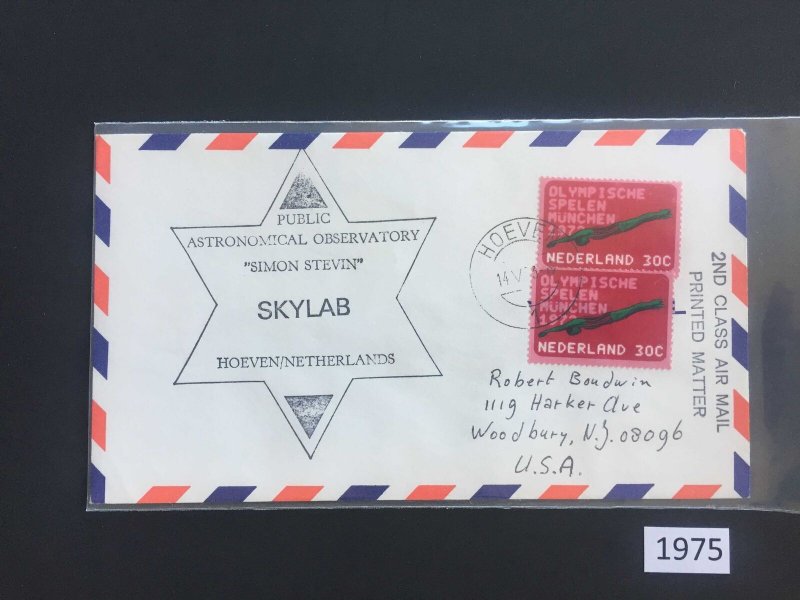 $1 World MNH Stamps (1975) Netherlands Simon Stevin, SKYLAB