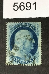 MOMEN: US STAMPS #24  USED  LOT #5691