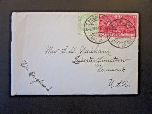 Cape of Good Hope 1901 Cover to USA w/ Enclosed Letter (I) - Z5351