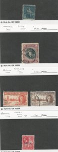 Barbados, Postage Stamp, #29, 145, 207-208 Used, MR1 Mint NH, 1871-1946