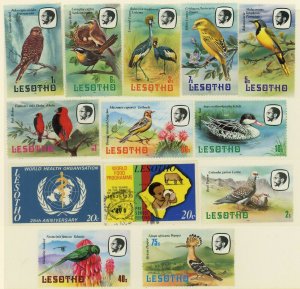 LESOTHO Postage Africa  Stamp Collection Topical Nature Used MLH