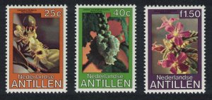 Neth. Antilles Flowers 3v 1979 MNH SG#702-704