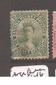 Canada 12 1/2c SG 41 FU (2axu)