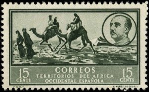 Spanish West Africa-Scott #5 VF/NH - 1950 15¢ Caravan