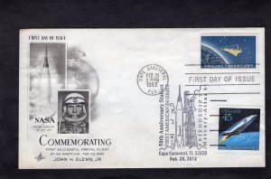 1193 w/C122 Cape Canaveral Project Mercury, FDC Art Craft cachet
